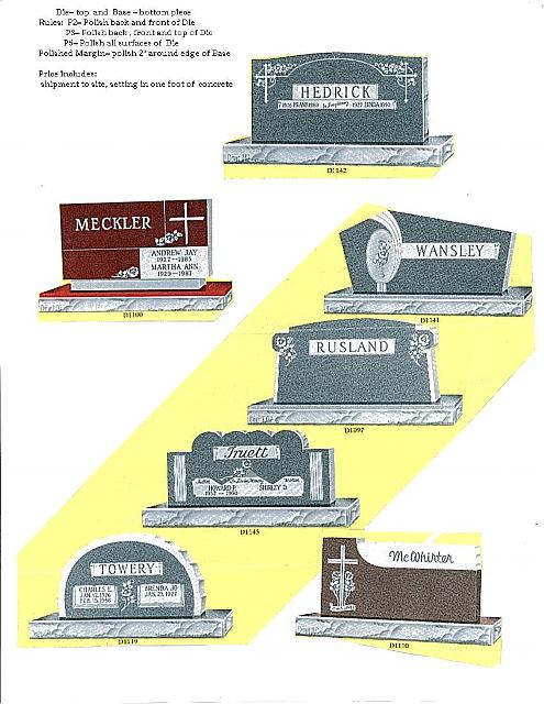Monuments Tombstones Mausoleum Crypt Markers Cremation